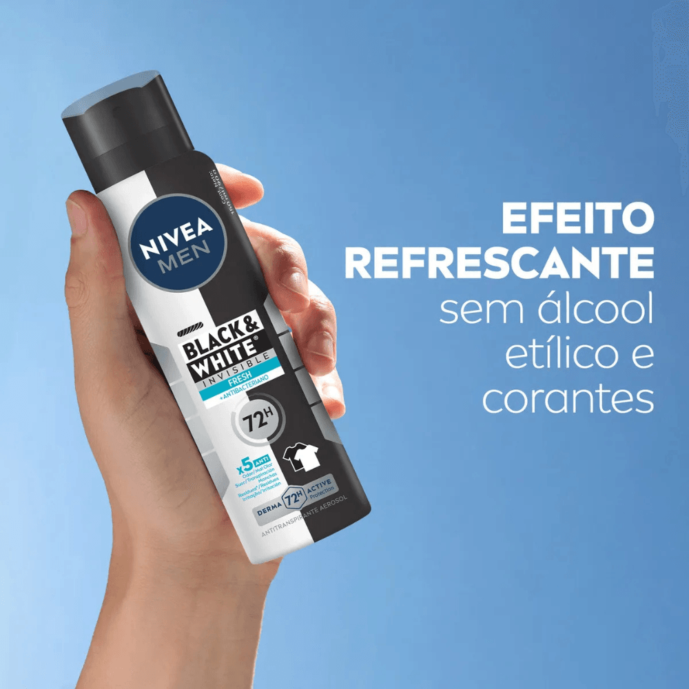 Desodorante Nivea Men Black & White INVISIBLE Fresh 150ml
